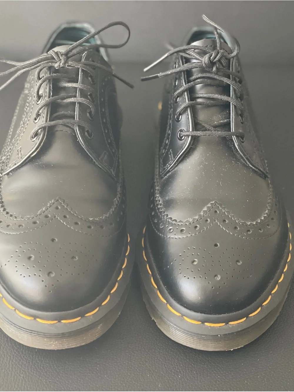 Dr. Martens Black Lace-Up 3989 Brogue